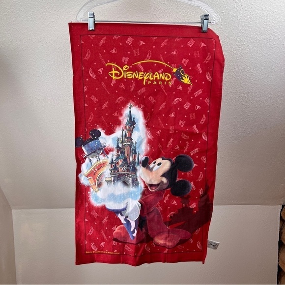 DISNEYLAND PARIS Souvenir Dish Towel.NWT.18”X 29”. Perfect for Disney Collector - Picture 1 of 7